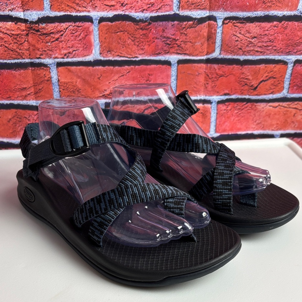 Chaco Z/Boulder 2 Men's Multisport Blue Black Strappy Slip-On Sandal Shoes US 9